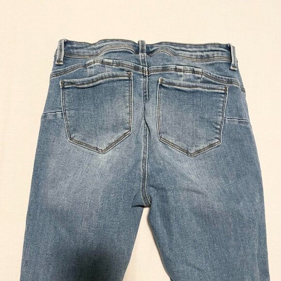 Wax Jean Butt I Love You Jeans Distressed Womans Size 9 - Picture 11 of 16